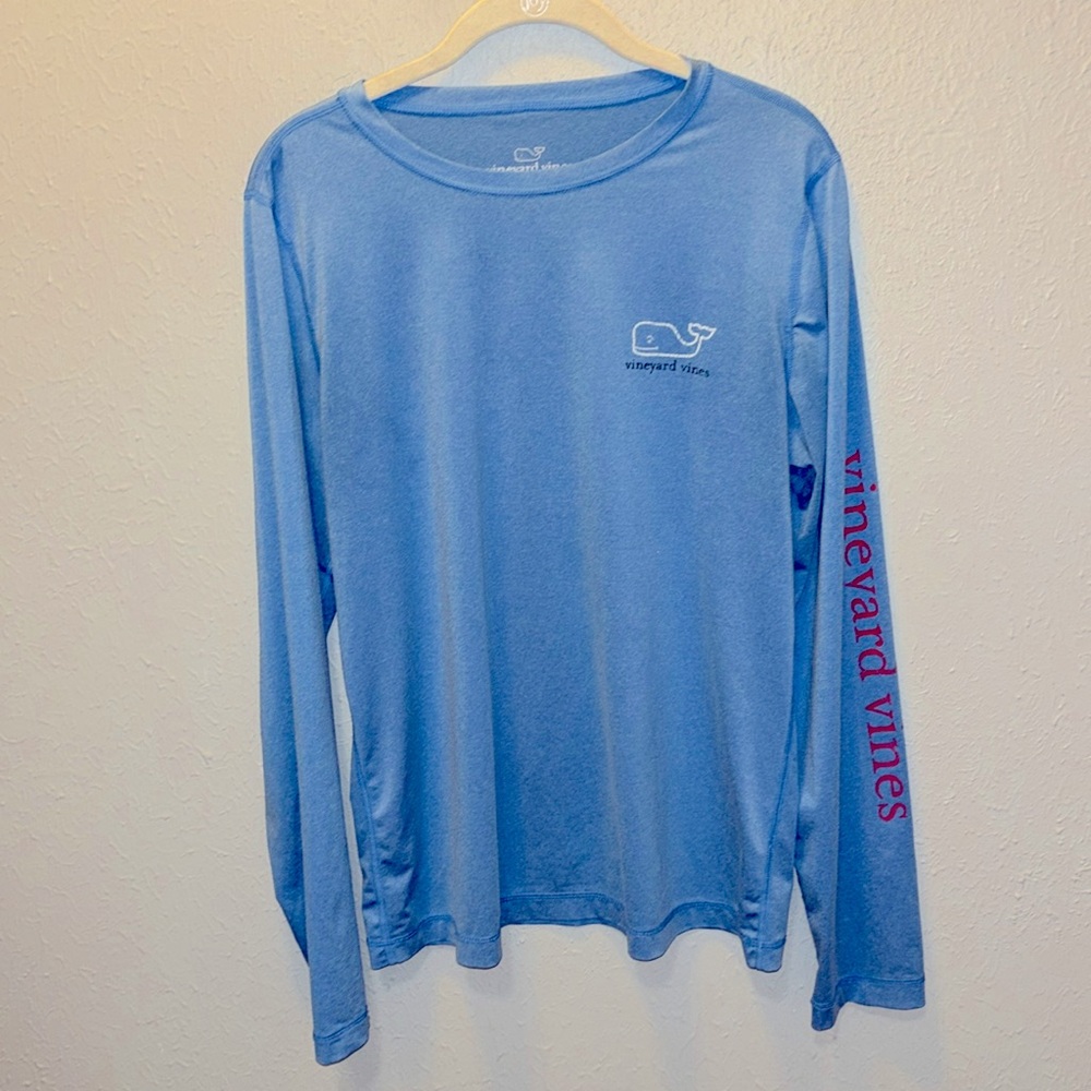 Vineyard Vines Performance Long-Sleeve Whale T-Shirt Shirt Men’s Size Medium